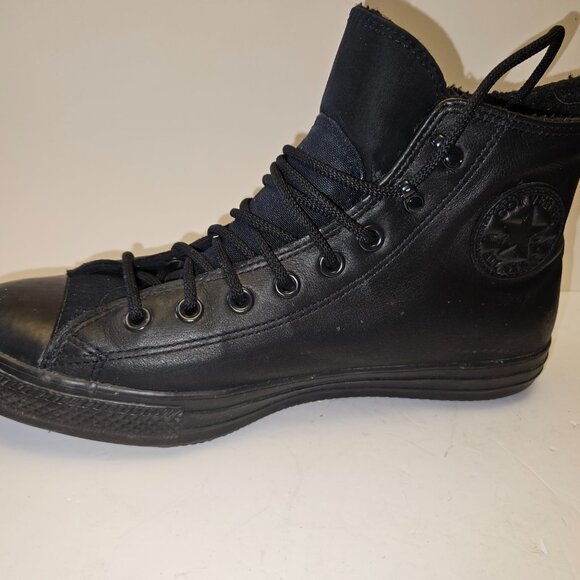 Converse Chuck Taylor All Star Leather High Top Boots Warm Unisex M9 W11 - Picture 9 of 15